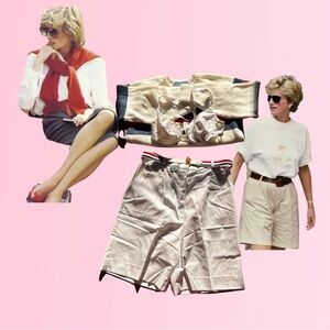 🧚🏼‍♀️Vintage 80s White Bermuda Shorts🧚🏼‍♀️